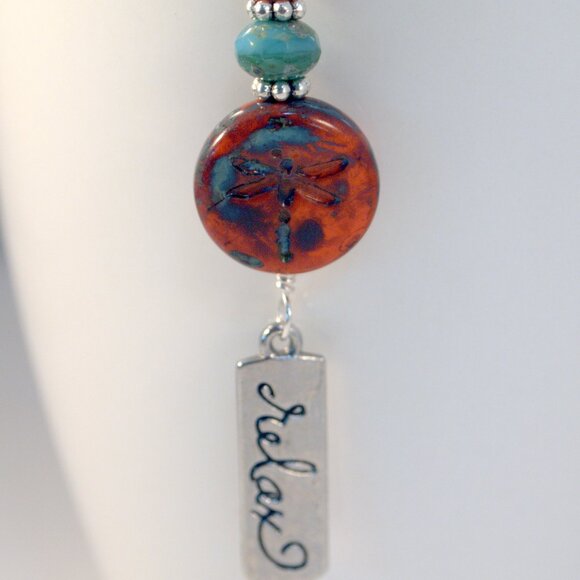 Beaded Dragon Fly Tea Infuser Stainless Steel  Mesh Tea Strainer Loose Leaf tea - Picture 5 of 9